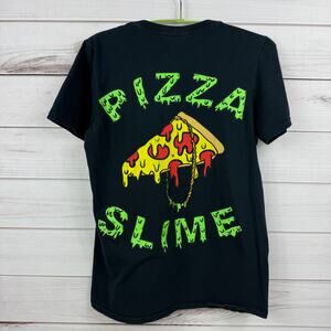 PizzaSlime Black Short Sleeve T-shirt Medium